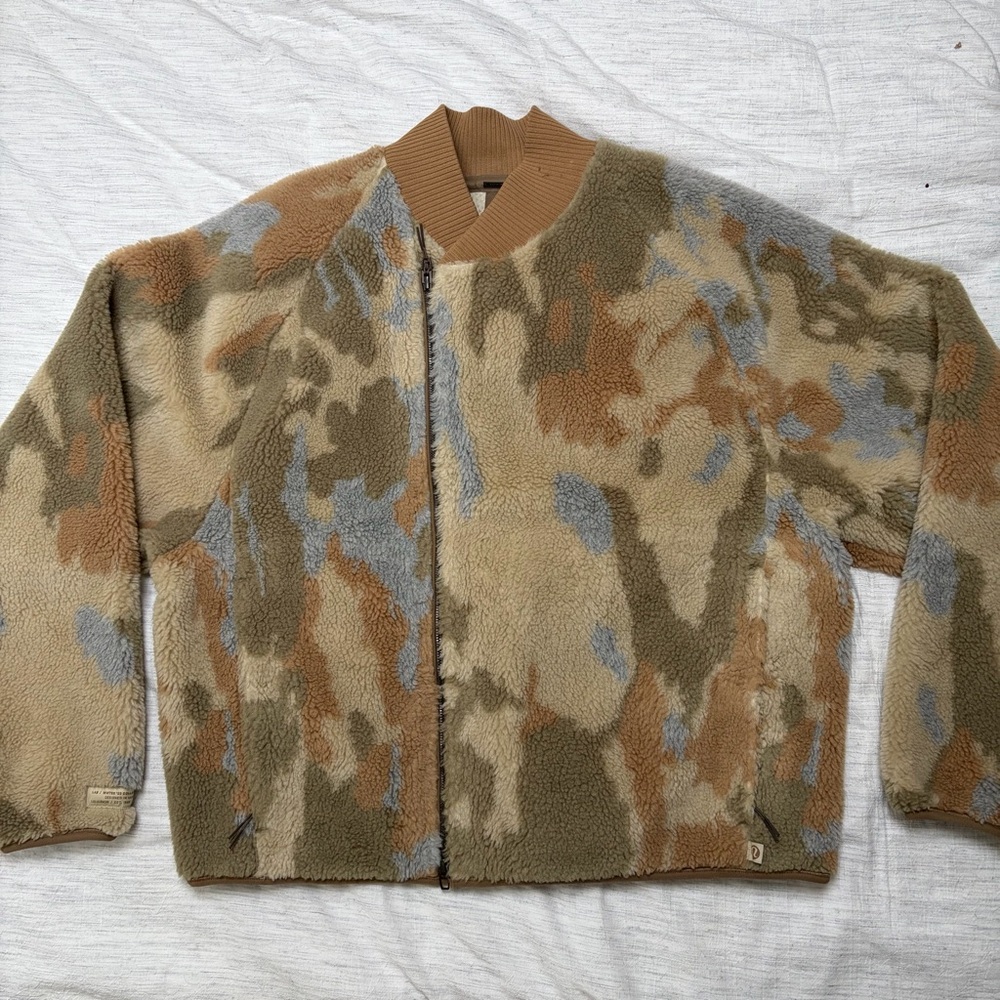 lululemon Lab Terra Cosmos Fleece Bomber Jacket size L